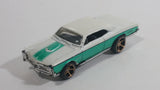 2010 Hot Wheels Faster Than Ever '67 Pontiac GTO White Die Cast Toy Muscle Car Vehicle