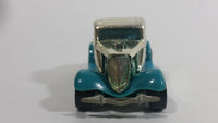 1995 Hot Wheels Speed Gleamer 3-Window '34 Turquoise Blue Chrome Die Cast Toy Car Hot Rod Vehicle