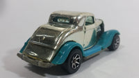 1995 Hot Wheels Speed Gleamer 3-Window '34 Turquoise Blue Chrome Die Cast Toy Car Hot Rod Vehicle