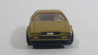 2010 Hot Wheels '81 DeLorean DMC-12 Brushed Metalflake Gold Bronze Die Cast Toy Car Vehicle