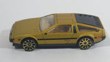 2010 Hot Wheels '81 DeLorean DMC-12 Brushed Metalflake Gold Bronze Die Cast Toy Car Vehicle