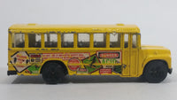 1998 Hot Wheels Mixed Signals School Bus Yellow Die Cast Toy Car Vehicle