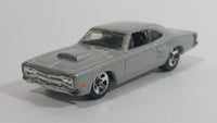 2008 Hot Wheels '69 Dodge Coronet Super Bee Metalflake Silver Die Cast Toy Muscle Car Vehicle