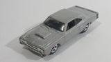 2008 Hot Wheels '69 Dodge Coronet Super Bee Metalflake Silver Die Cast Toy Muscle Car Vehicle