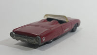 2005 Hot Wheels Muscle Mania '63 T-Birds Metalflake Dark Red Convertible Die Cast Toy Car Vehicle