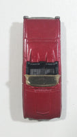 2005 Hot Wheels Muscle Mania '63 T-Birds Metalflake Dark Red Convertible Die Cast Toy Car Vehicle