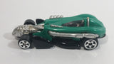 2002 Hot Wheels Saltflat Racer Green Die Cast Toy Car Vehicle McDonald's Happy Meal