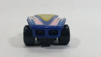 2006 Hot Wheels Brutalistic Blue Die Cast Toy Car Vehicle McDonalds Happy Meal with Pop Up Rear End