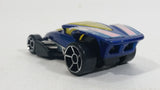 2006 Hot Wheels Brutalistic Blue Die Cast Toy Car Vehicle McDonalds Happy Meal with Pop Up Rear End