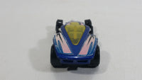 2006 Hot Wheels Brutalistic Blue Die Cast Toy Car Vehicle McDonalds Happy Meal with Pop Up Rear End