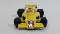 Vintage Soma Super Wheels Formula One Peter Yellow #6 Die Cast Toy Race Car Vehicle