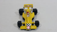 Vintage Soma Super Wheels Formula One Peter Yellow #6 Die Cast Toy Race Car Vehicle