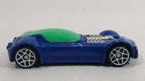 2009 Hot Wheels Ballistik Blue and Green Die Cast Toy Car Vehicle McDonald's Happy Meal