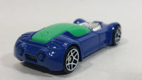 2009 Hot Wheels Ballistik Blue and Green Die Cast Toy Car Vehicle McDonald's Happy Meal