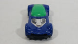 2009 Hot Wheels Ballistik Blue and Green Die Cast Toy Car Vehicle McDonald's Happy Meal