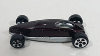 1999 Hot Wheels Street Raptor Maroon Dark Red Die Cast Toy Car - McDonald's Happy Meal 13/16