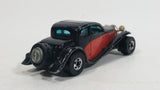 1981 Hot Wheels '37 Bugatti Black Red Die Cast Toy Classic Luxury Car Vehicle