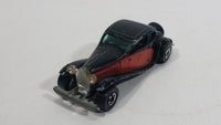 1981 Hot Wheels '37 Bugatti Black Red Die Cast Toy Classic Luxury Car Vehicle