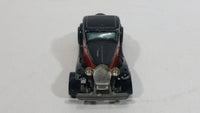 1981 Hot Wheels '37 Bugatti Black Red Die Cast Toy Classic Luxury Car Vehicle