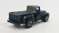 1977 Hot Wheels Flying Colors '56 Hi-Tail Hauler Orange (Painted Dark Blue Black) Ford Pickup Truck Die Cast Toy Car Vehicle BW Hong Kong