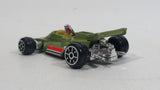 Rare HTF Vintage TinToys McLaren M19 Olive Green "14" W.T. 714 Firestone Die Cast Toy Race Car Vehicle - Hong Kong