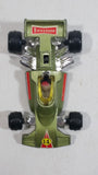 Rare HTF Vintage TinToys McLaren M19 Olive Green "14" W.T. 714 Firestone Die Cast Toy Race Car Vehicle - Hong Kong