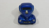 2009 Hot Wheels Custom 41 Willys Coupe Metalflake Blue Die Cast Toy Classic Car Vehicle