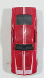 2010 Hot Wheels Night Burnerz 1967 Ford Mustang Red Die Cast Toy Muscle Car Vehicle