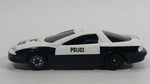 Yatming 1993 Camaro No. 828 Police Officer Cop White Black Die Cast Toy Car Emergency Rescue Vehicle