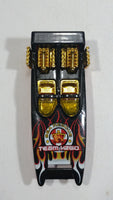 2015 Hot Wheels City Rescue H2GO Black Red Gold Die Cast Toy Speed Boat Watercraft Vehicle