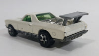 2000 Hot Wheels First Editions 68 El Camino Pearl White Die Cast Toy Muscle Car Vehicle