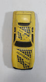 Unknown Brand Light Yellow "Huffman Racing" #23 Die Cast Toy Car Vehicle