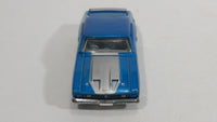 2010 Hot Wheels All Stars '73 Ford Falcon XB Metallic Blue Die Cast Toy Muscle Car Vehicle