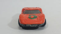 Vintage Marz Karz Ford GT 40 #5 Peach Orange Die Cast Toy Race Car Vehicle 89-27 - Made in China