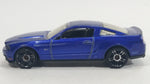 2009 Hot Wheels 2010 Ford Mustang GT Blue Dark Purple Die Cast Toy Car Vehicle