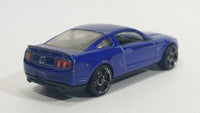 2009 Hot Wheels 2010 Ford Mustang GT Blue Dark Purple Die Cast Toy Car Vehicle