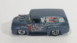 2010 Hot Wheels HW Performance 1956 Ford Truck Champion Spark Plugs Grey Die Cast Toy Car Hot Rod Vehicle