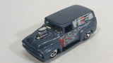 2010 Hot Wheels HW Performance 1956 Ford Truck Champion Spark Plugs Grey Die Cast Toy Car Hot Rod Vehicle