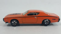 2010 Hot Wheels '71 Dodge Charger Orange Die Cast Toy Muscle Car Vehicle