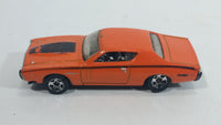 2010 Hot Wheels '71 Dodge Charger Orange Die Cast Toy Muscle Car Vehicle