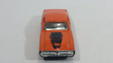 2010 Hot Wheels '71 Dodge Charger Orange Die Cast Toy Muscle Car Vehicle