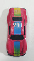 Yatming Porsche 911 No. 811 Pink Die Cast Toy Car Vehicle