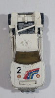 1989 Hot Wheels Peugeot 205 Rallye White #2 "Shell" Die Cast Toy Car Vehicle