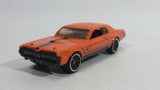 2012 Hot Wheels Muscle Mania - Ford '68 Cougar Orange Die Cast Toy Muscle Car Vehicle