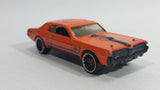 2012 Hot Wheels Muscle Mania - Ford '68 Cougar Orange Die Cast Toy Muscle Car Vehicle