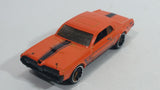 2012 Hot Wheels Muscle Mania - Ford '68 Cougar Orange Die Cast Toy Muscle Car Vehicle