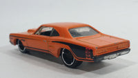 2012 Hot Wheels Muscle Mania - Mopar '69 Dodge Coronet Super Bee Orange Die Cast Toy Muscle Car Vehicle