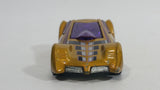 2004 Hot Wheels Sinistra Gold and Purple Die Cast Toy Car Vehicle