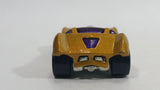 2004 Hot Wheels Sinistra Gold and Purple Die Cast Toy Car Vehicle