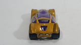 2004 Hot Wheels Sinistra Gold and Purple Die Cast Toy Car Vehicle